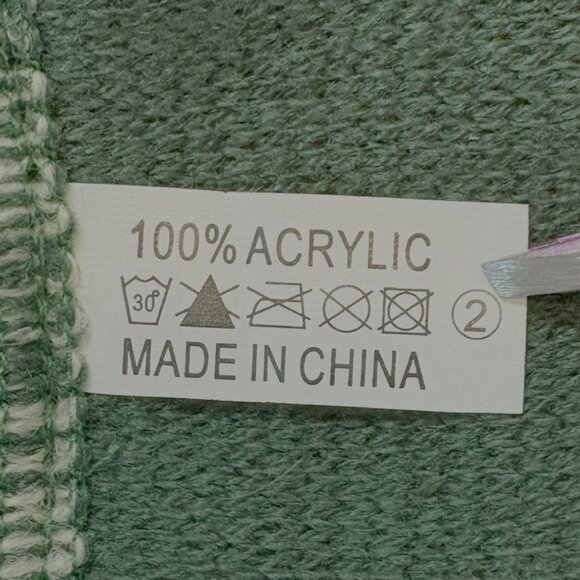 Jameson Irish Whiskey Knit Scarf – Green Fringe Logo Scarf - Picture 4 of 4